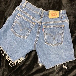 Vintage Levi Denim Cut Off 550 Shorts